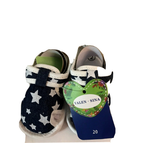Baby Girl Sandals Toddler Summer Kids Canvas Beach All American 12-18 Months - Picture 2 of 14